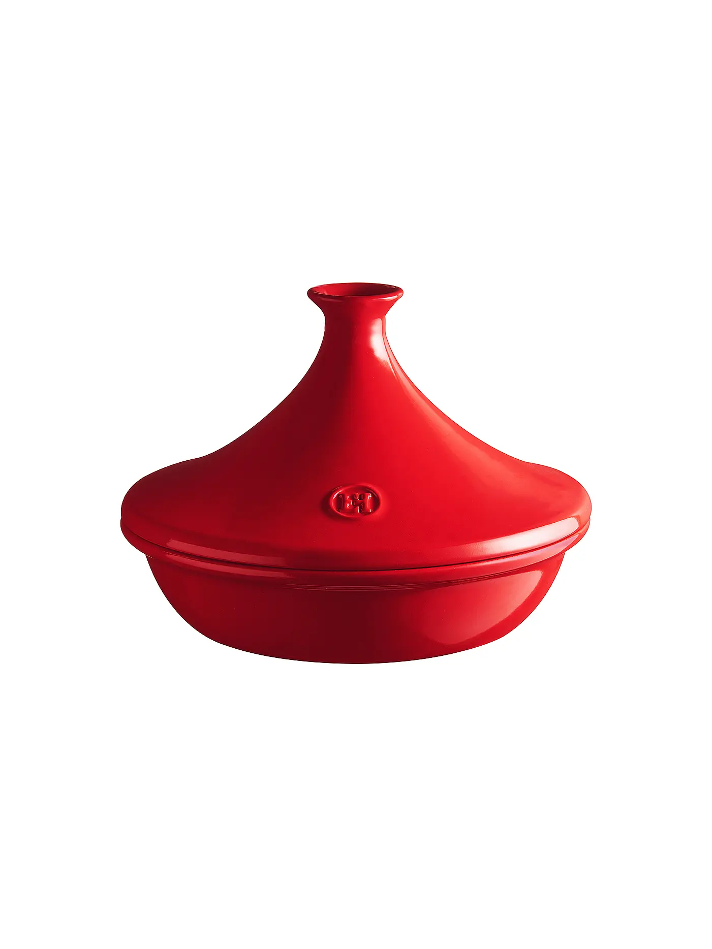 EMILE HENRY | Tajine Belle-Ile 32cm Dunkelblau | dunkelrot